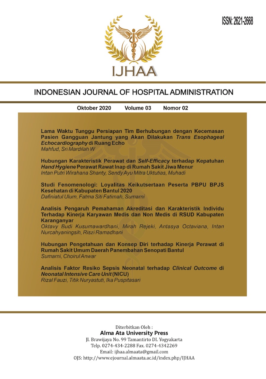 Indonesian Journal of Hospital Administration (IJHAA)