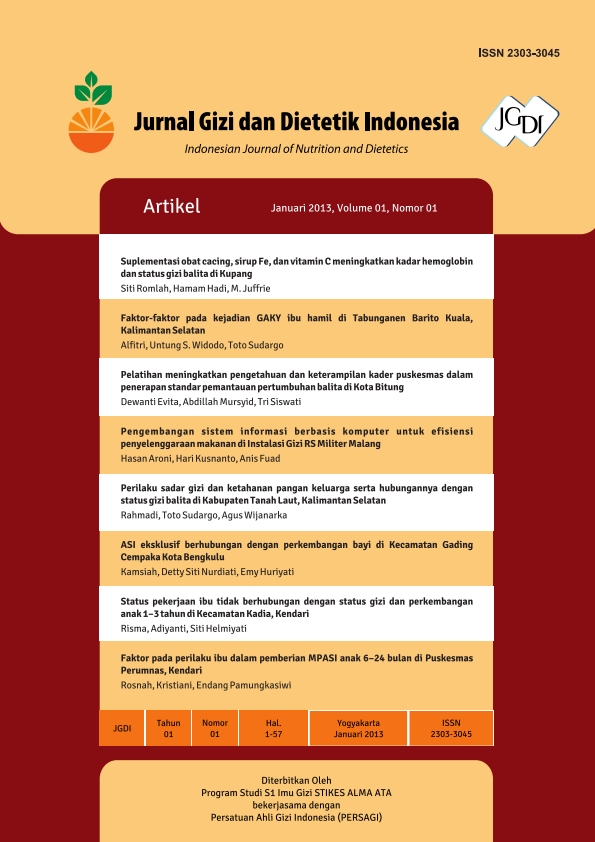 					View VOLUME 1, NOMOR 1, JANUARI 2013
				